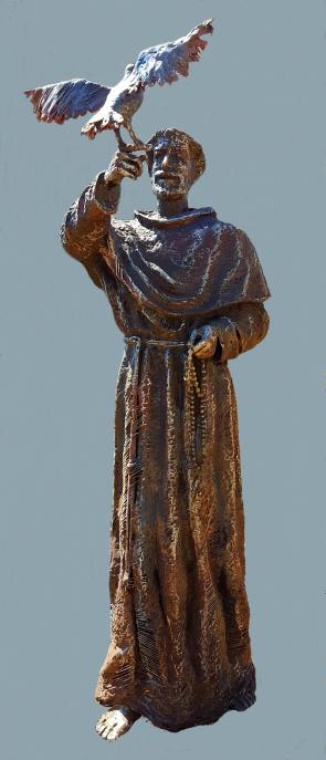 St. Francis of Assisi and Bird